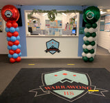 Balloon Column With Star or Round or Supershape Foil Topper