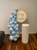Easel  and Disc with  Balloon Garland HIRE Price from
