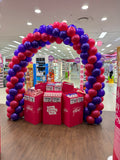 Balloon Standard Cluster Arch, HIRE ITEM Price from