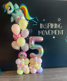 Grand Balloon Number Marquee Design- Choose Theme & Age