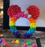 Minnie or Mickey Arch Hoop Large