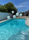 White Pool Balloons with weight hire