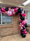 Uneven Semi 1/2 Arch Organic Balloons HIRE ITEM