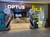 Balloon Column With Giant Topper Balloon