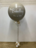 Gender Reveal Giant Confetti & Helium Filled Balloon From