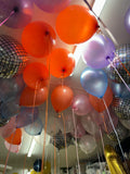 18 -50 Ceiling Floating Helium Balloons on strings (48 hour Float Time) From