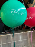 Large Personalised 60cm Latex Balloon 2-3 days float time