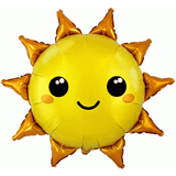 Sun 73cm x 78cm (29" x 31") Foil Shape INFLATED #312010