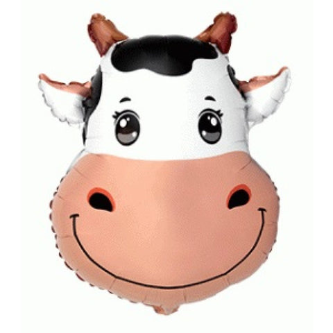 Cow Head (56cm x 56cm) Foil Shape INFLATED #314700
