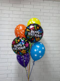 Dazzler Balloon Bouquet Choose Your Occasion/Birthday Age/Theme & Colours INFLATED #Dazzler