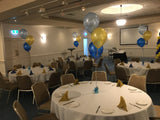 3 Balloon Bouquet Table Centrepiece ( with Hi Float 2-3 day float time) #T3