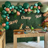 Green Wall Square Backdrop with Balloon Garland HIRE ITEM, price from