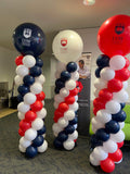 Balloon Column With Giant Topper Balloon