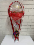 Personalised Hot Air Balloon Bubble Box Arrangement, Price From