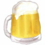 Beer Mug Foil Transparent 58cm Supershape Balloon INFLATED #07256
