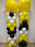 Balloon Column With Giant Topper Balloon