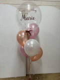 Personalised Bubble Balloon Bouquet