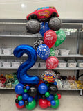 Grand Balloon Number Marquee Design- Choose Theme & Age