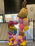 Grand Balloon Number Marquee Design- Choose Theme & Age