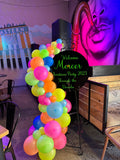 Easel  and Disc with  Balloon Garland HIRE Price from