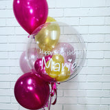 Personalised Bubble Balloon Bouquet