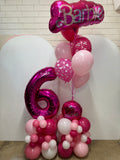 Grand Balloon Number Marquee Design- Choose Theme & Age
