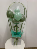 Personalised Hot Air Balloon Bubble Box Arrangement, Price From