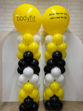 Balloon Column With Giant Topper Balloon