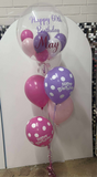 Personalised Bubble Balloon Bouquet