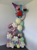 Grand Balloon Number Marquee Design- Choose Theme & Age