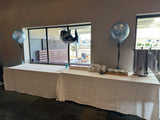 Big 40cm Latex Balloon on weight with Satin Ribbon in Standard or Chrome Colours 40cm 16inch