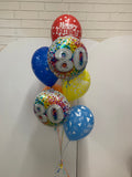 Dazzler Balloon Bouquet Choose Your Occasion/Birthday Age/Theme & Colours INFLATED #Dazzler