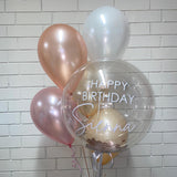 Personalised Bubble Balloon Bouquet