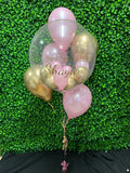 Personalised Bubble Balloon Bouquet