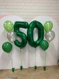 3 Balloon Bouquet Table Centrepiece ( with Hi Float 2-3 day float time) #T3