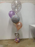 Mini Double Number Table Confetti Bouquet or Latex Bouquet  It's Just A Dinner Bouquet