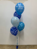 5 Balloon Bouquet Table Centrepiece ( with Hi Float 2-3 day Float Time) #T5