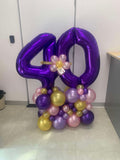 Balloon Marquee Display- Choose Colour & Age FROM