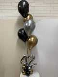 Mini Double Number Table Confetti Bouquet or Latex Bouquet  It's Just A Dinner Bouquet