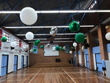 Large 60cm Latex Balloon Helium filled 3-4 day Float Time with Satin Ribbon & Balloon Weight