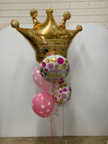 Mother's Day Queen Pink & Gold Balloon Bouquet