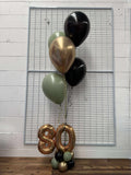 Mini Double Number Table Confetti Bouquet or Latex Bouquet  It's Just A Dinner Bouquet