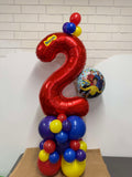 Balloon Marquee Display- Choose Colour & Age FROM
