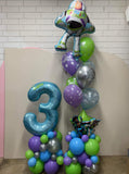 Grand Balloon Number Marquee Design- Choose Theme & Age