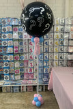 Gender Reveal Giant Confetti & Helium Filled Balloon From