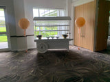 Large 60cm Latex Balloon Helium filled 3-4 day Float Time with Satin Ribbon & Balloon Weight