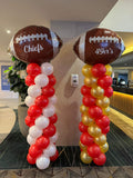 Balloon Column With Star or Round or Supershape Foil Topper
