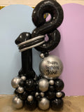 Balloon Marquee Display- Choose Colour & Age FROM