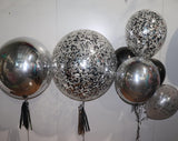 Large 60cm Confetti Filled Balloon on a weight 2-3 day Foat Time