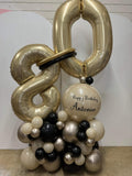 Balloon Marquee Display- Choose Colour & Age FROM